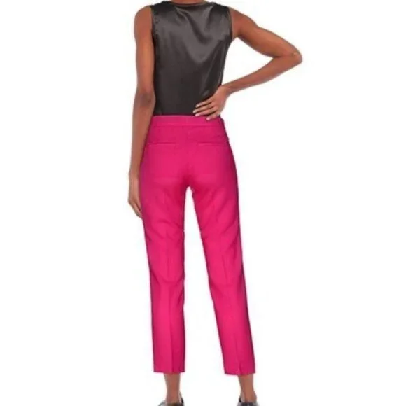 PS PAUL SMITH Wool Pant Straight Leg‎ Trouser Fuchsia Made in Portugal, 4-6